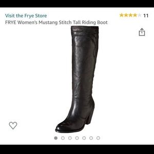 Frye Mustang Stitch Tall Riding Boot